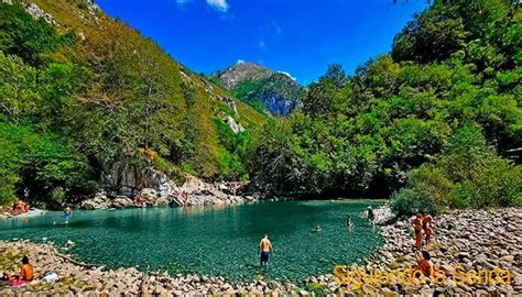 Río Dobra y la poza de la Olla de San Vicente