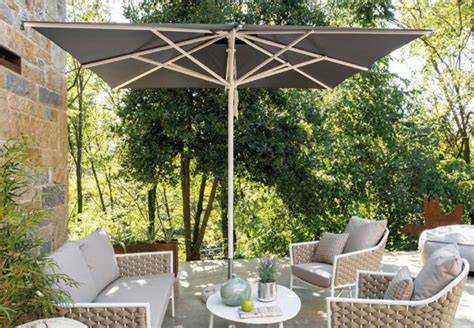 Diferencias entre parasol de mástil central y excéntrico