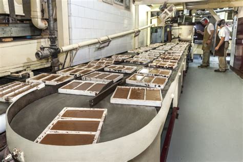Proceso de fabricación de chocolate Kinder