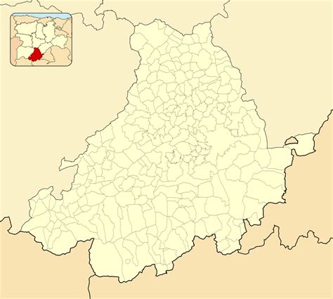 Mapa de la ubicación de Herreros de Suso en la provincia de Ávila