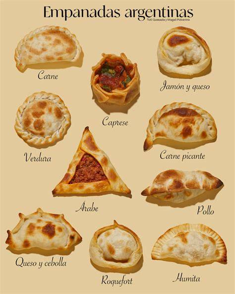 Mesa con diferentes tipos de empanadillas