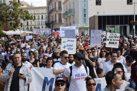Manifestación en Málaga contra el terrorismo