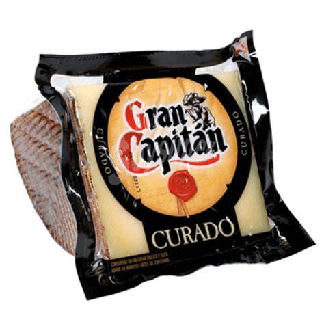Queso curado envasado