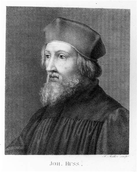 Retrato de Jan Hus o representación de una protesta religiosa en la época medieval