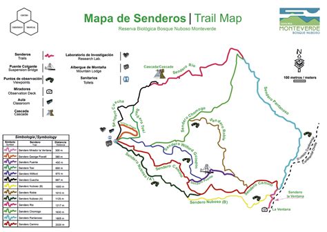 Mapa esquemático de los senderos y pistas en la estepa de los Monegros