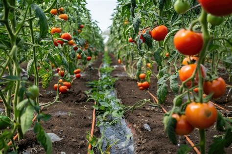 Campos de cultivo de tomate