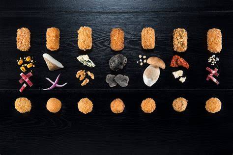 Variedad de croquetas españolas