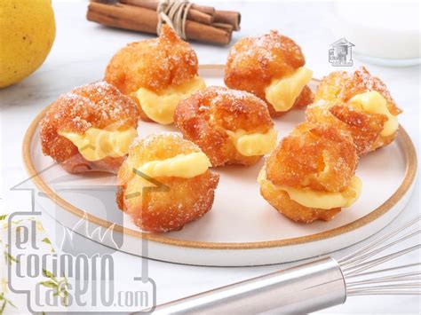 Variedad de rellenos para buñuelos de viento