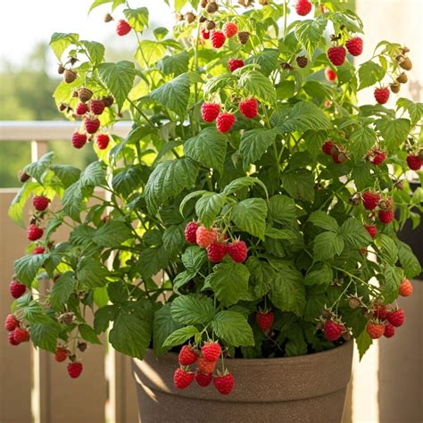 Agallas en una planta de frambuesa