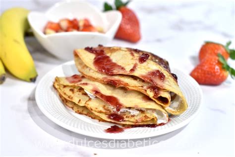 Crepes de plátano sin gluten y sin huevo