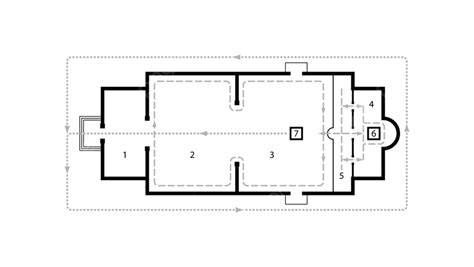 Plano arquitectónico de la Iglesia de Sant Pere