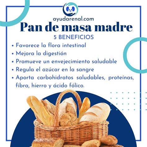 Esquema de las ventajas nutricionales del pan de masa madre