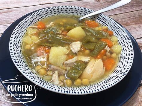 Puchero de pollo con verduras