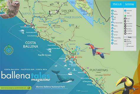Mapa de la costa del Pacífico, zona de recolección de algas para La Mer