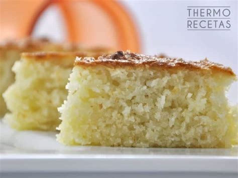 Bizcocho de coco sin gluten