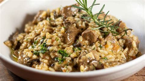 Ingredientes básicos para risotto