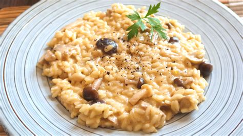 Variedad de setas para risotto