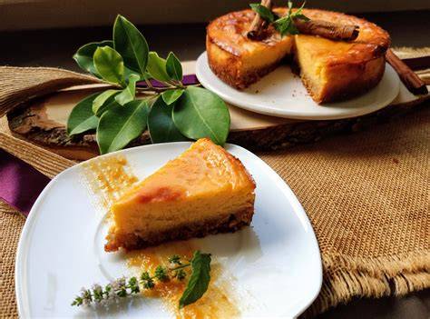Tarta de calabaza y leche condensada