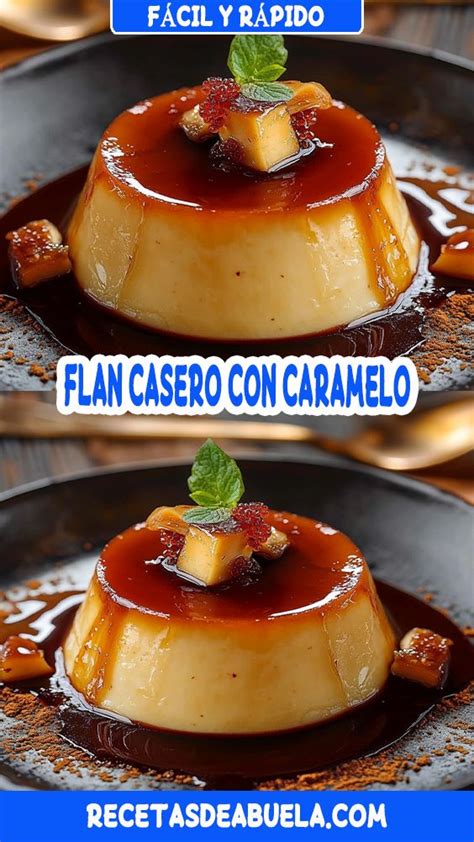 Moldes para flan con caramelo