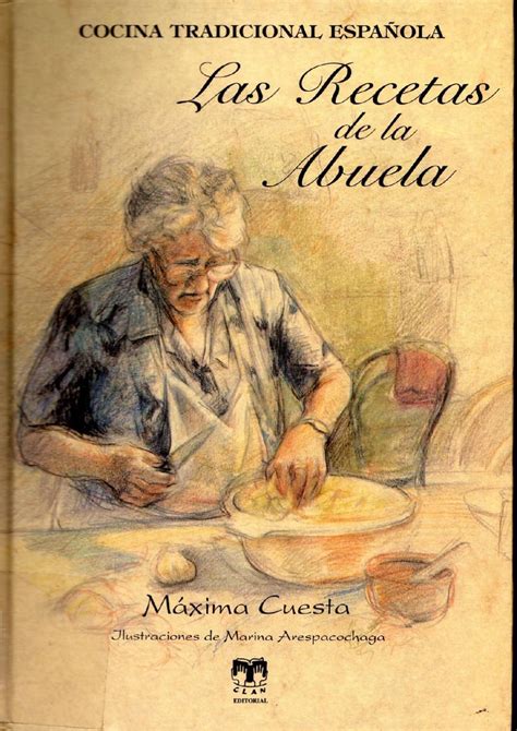 Portada antigua libro de recetas