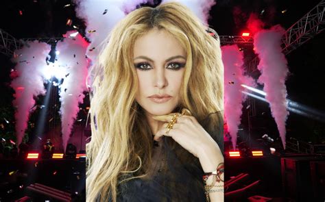 Paulina Rubio en el escenario
