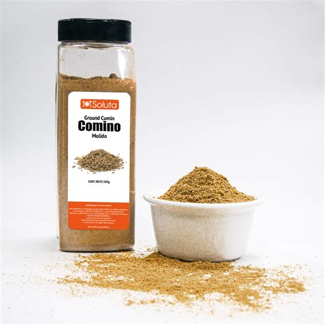 Comino en grano y molido