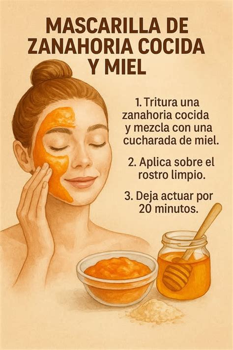 Mascarilla de zanahoria casera