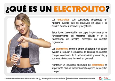 Infografía sobre la importancia de los electrolitos en el deporte