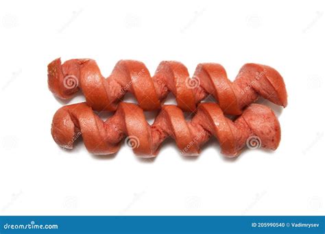 Salchichas parrilleras cortadas en espiral