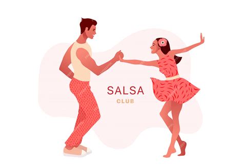 Pareja bailando salsa sensual
