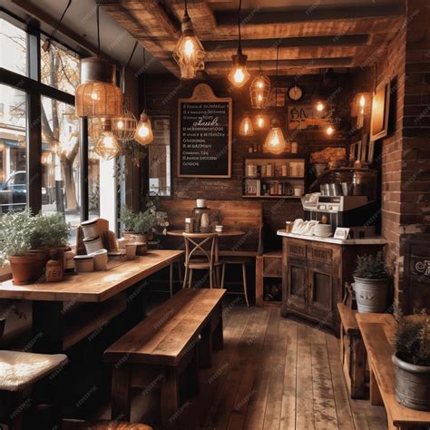 Interior de una crepería francesa con mesas y decoración acogedora