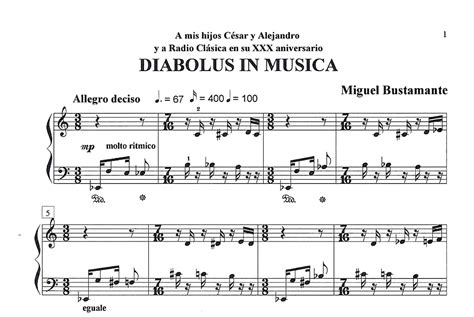Partitura musical de una obra clásica