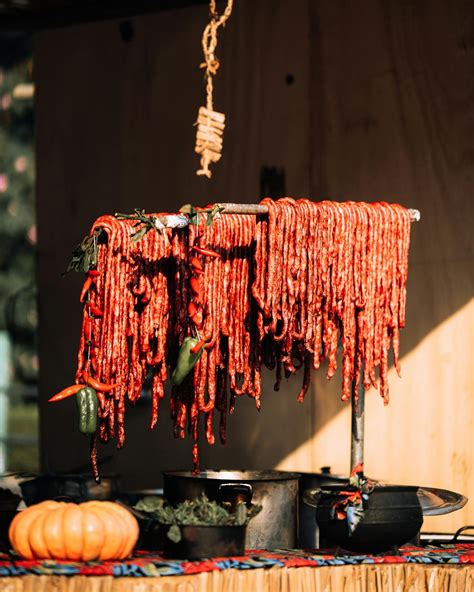 Ristras de ñoras secándose al sol