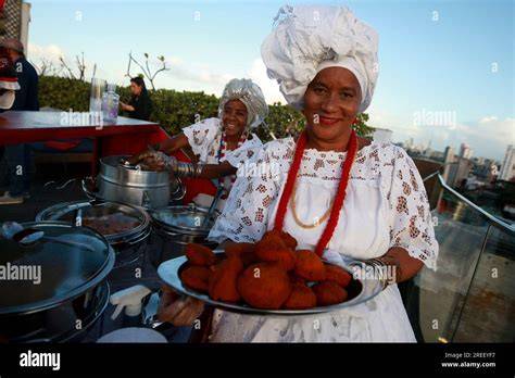 Baiana de acarajé en Salvador de Bahía