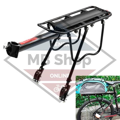Detalle de una parrilla de bicicleta de acero