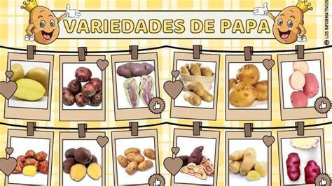 Tabla comparativa de variedades de papa