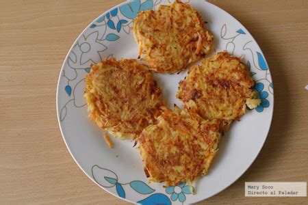 Plato de Rösti de Papa y Zanahoria