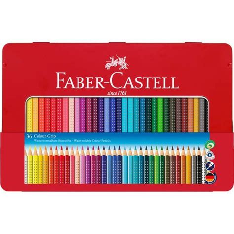 lápices de colores Faber-Castell en un estuche
