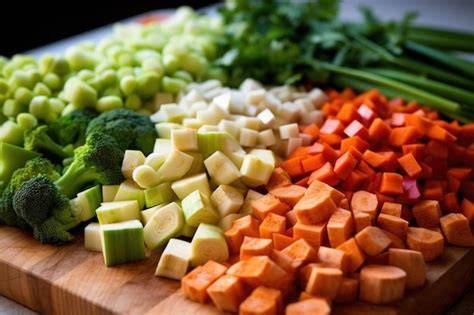 Variedad de verduras para guisar