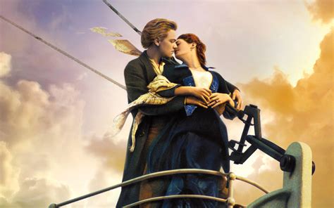 Imagen de Jack y Rose en la proa del Titanic