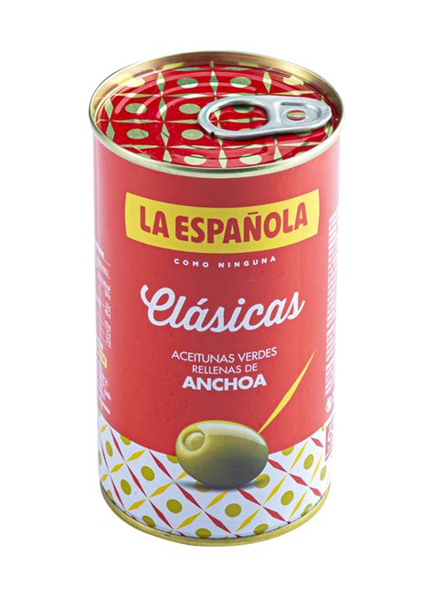 Ingredientes de las aceitunas La Española
