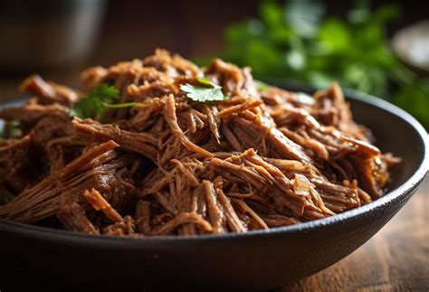 Carne desfiada para bebé