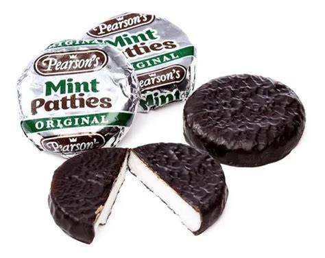 Chocolates de menta en caja