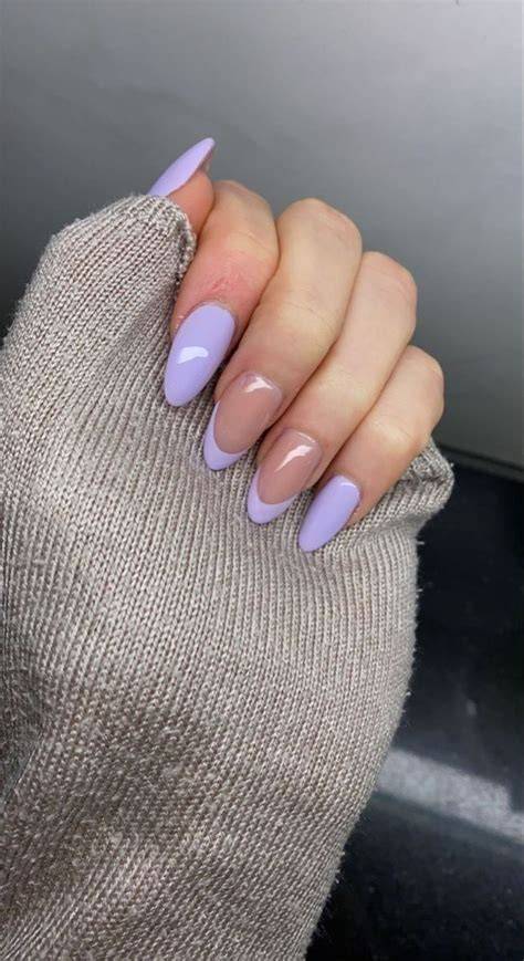 Diseños de uñas lila pastel