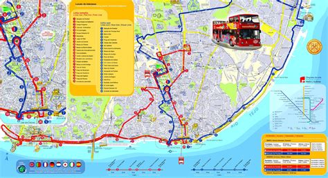 Mapa de Lisboa con puntos de interés gastronómico sin gluten