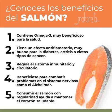 Infografía sobre los beneficios del salmón ahumado