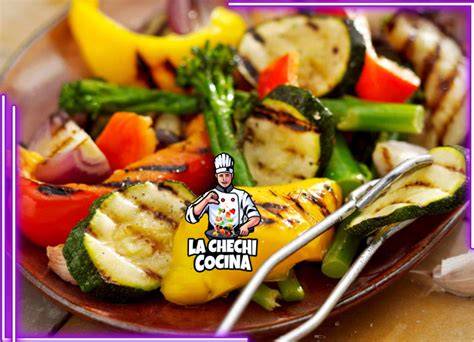 Verduras variadas cortadas para asar