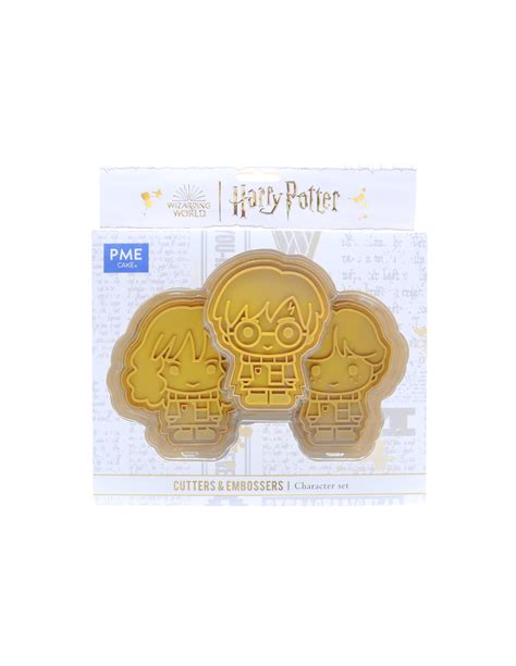 Cortadores de galletas de personajes de Harry Potter