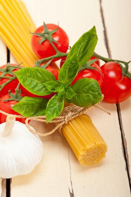 Ingredientes básicos de la pasta