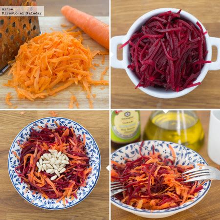 Ensalada de zanahoria y remolacha